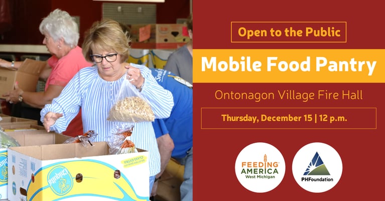 Mobile Food Pantry Scheduled for December 15 in Ontonagon