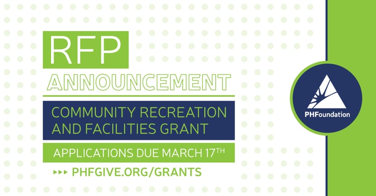PHF Announces $100,000 in funding for Community Recreational Facilities
