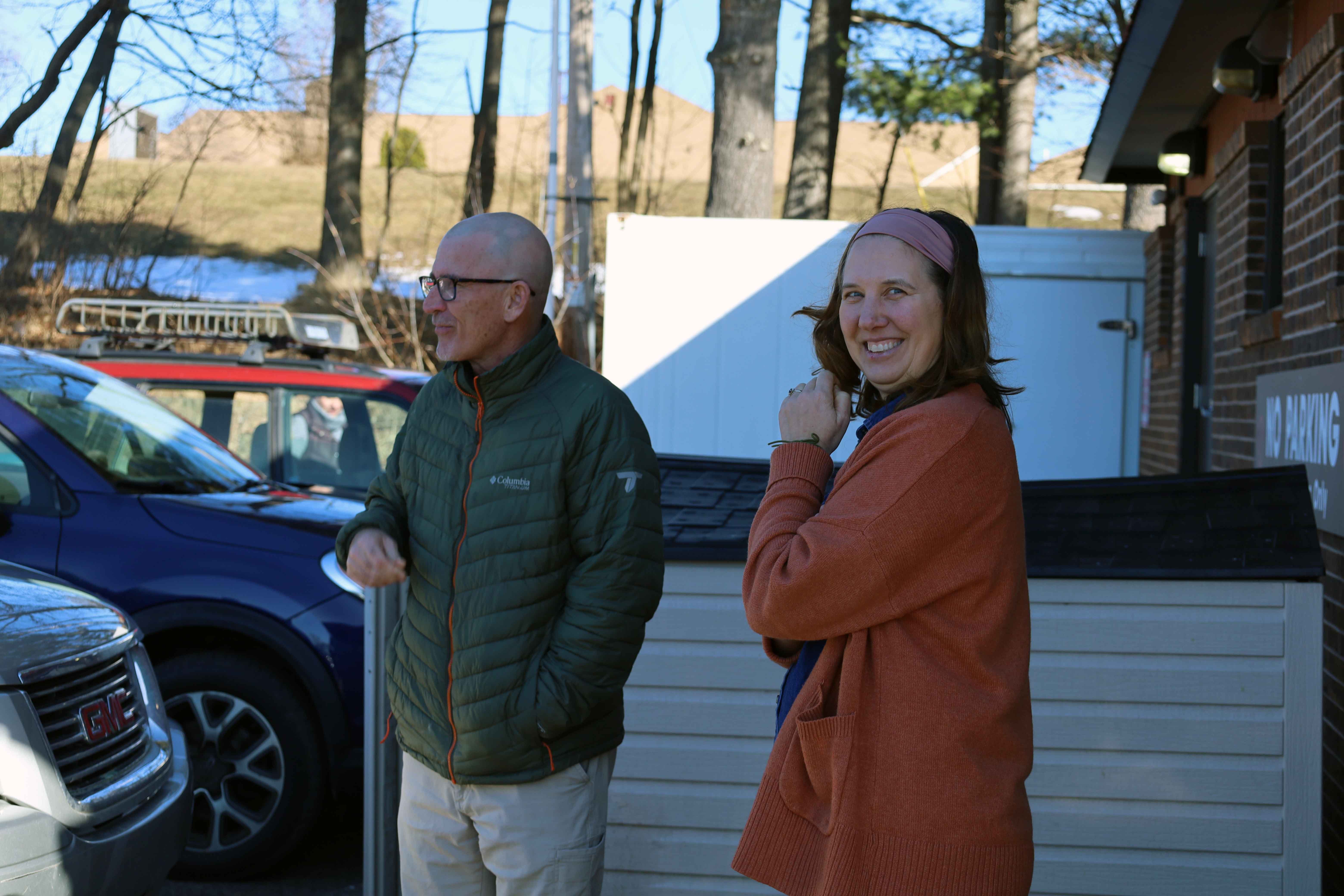 Kathleen and Mike Outside