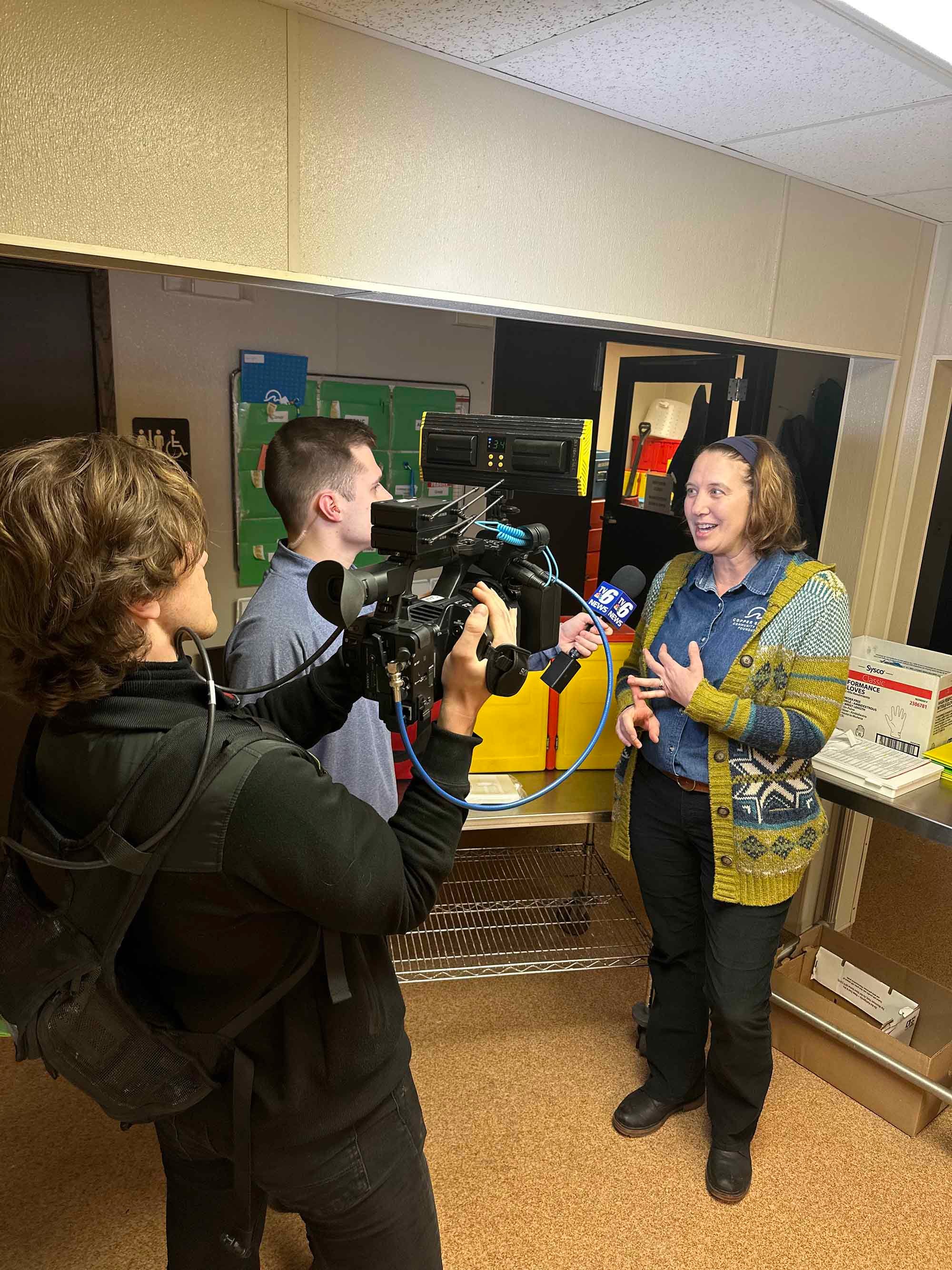 Kathleen on TV6 Morning Show