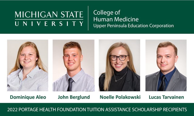 Local medical students receive Portage Health Foundation Scholarship