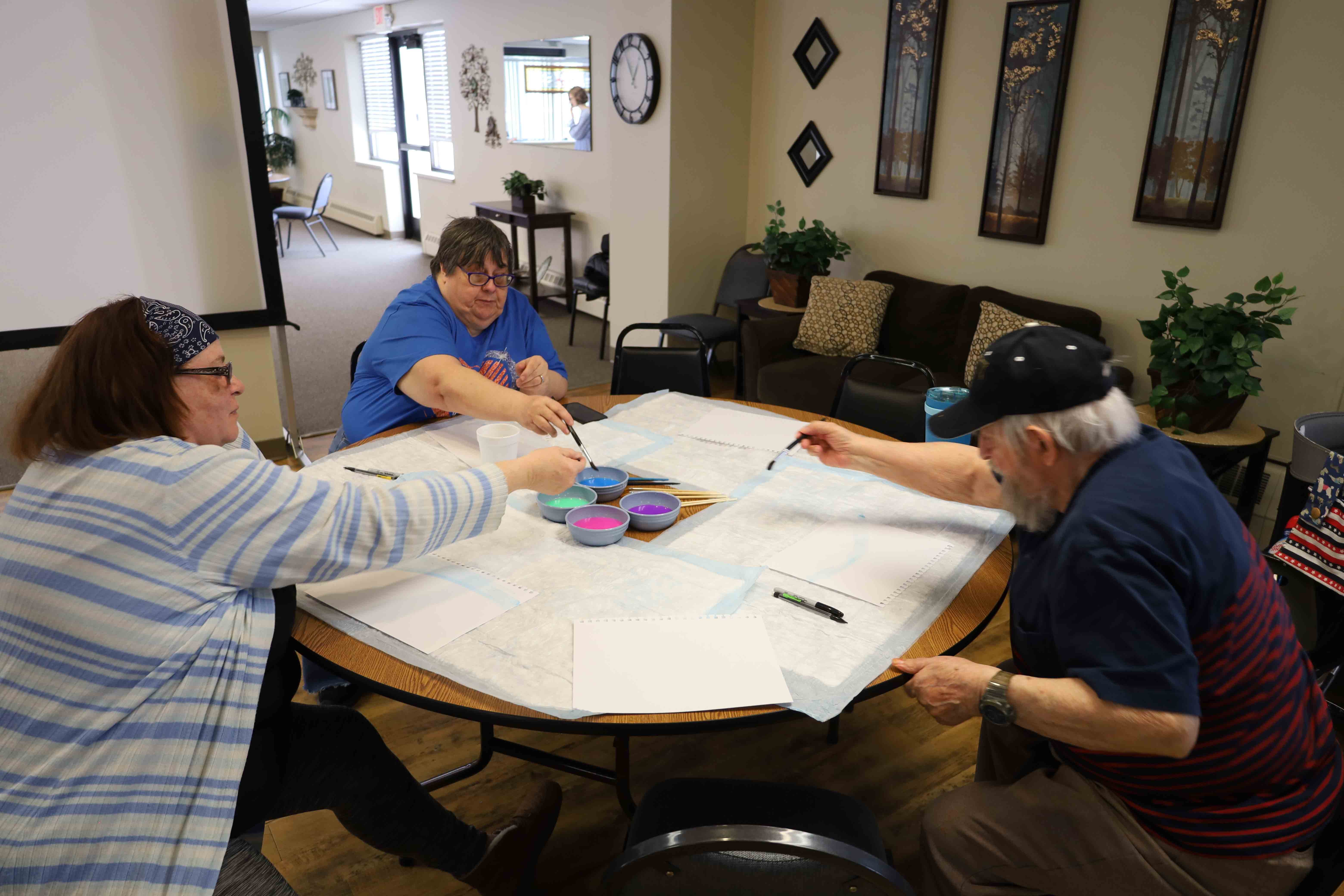 Painting at Open House