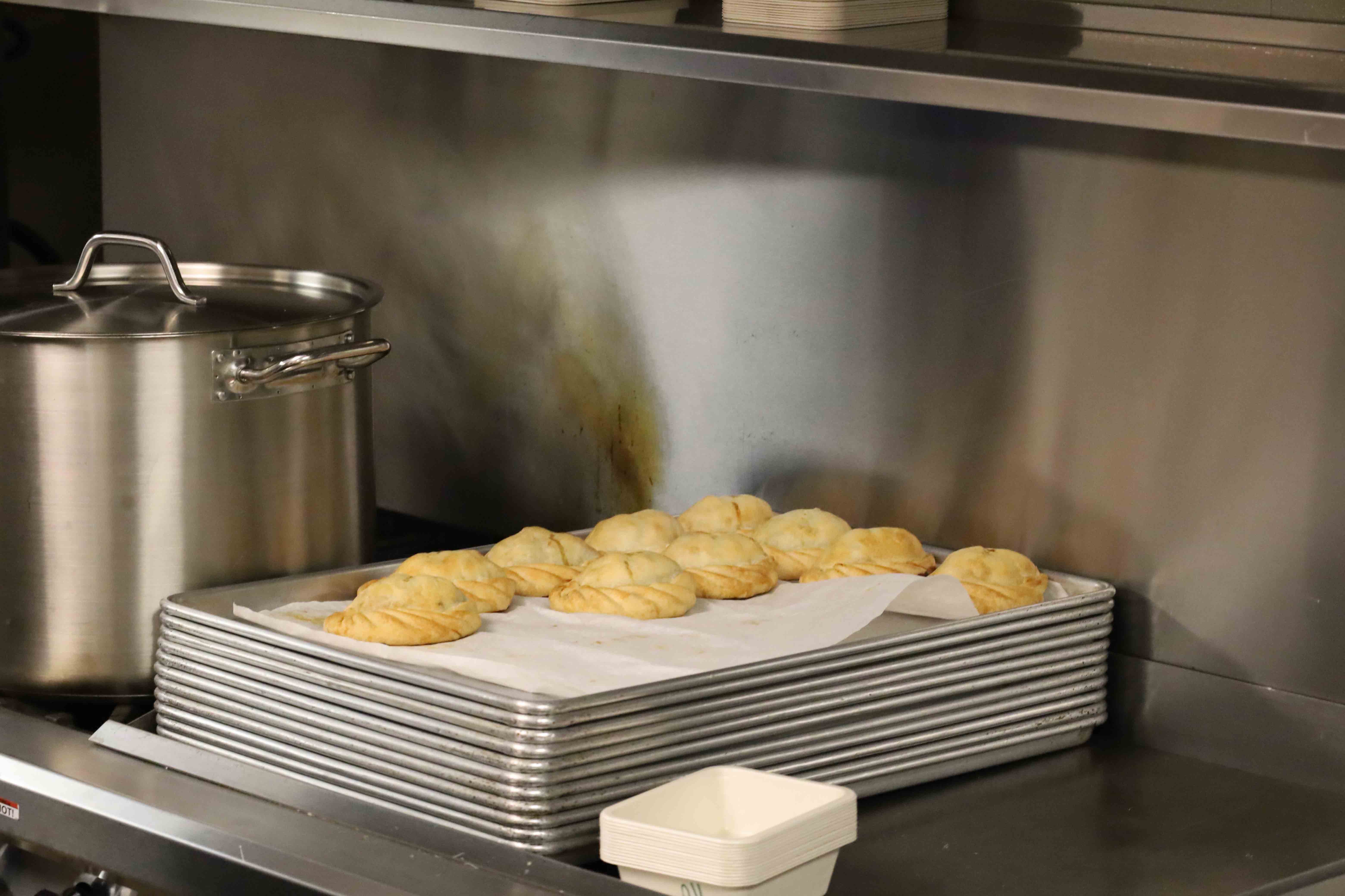 Pasties at Meals on Wheels